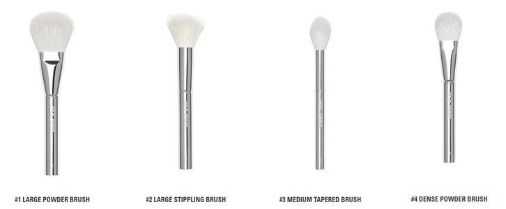 Kylie Brushes #1 to #4